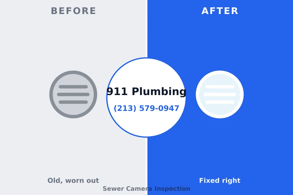 Before and after: plumbing repair Somerdale, NJ
